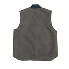 Vintage Carhartt Quilt Lined Canvas Vest Brown