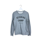 Reigning Champ Arc Spellout Crewneck Heather Grey