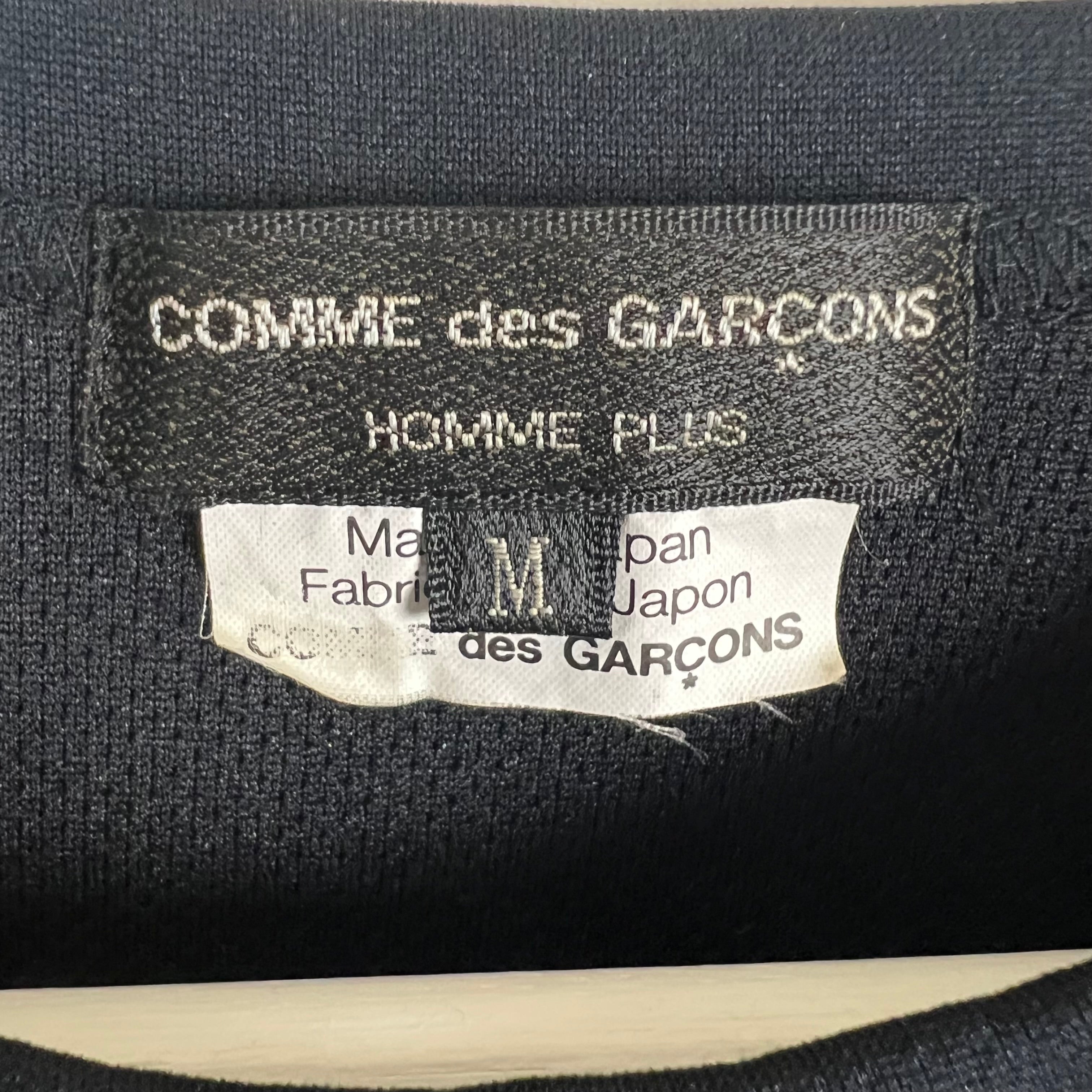 Comme Des Garçons HOMME PLUS Mesh Sleeve Tee Black