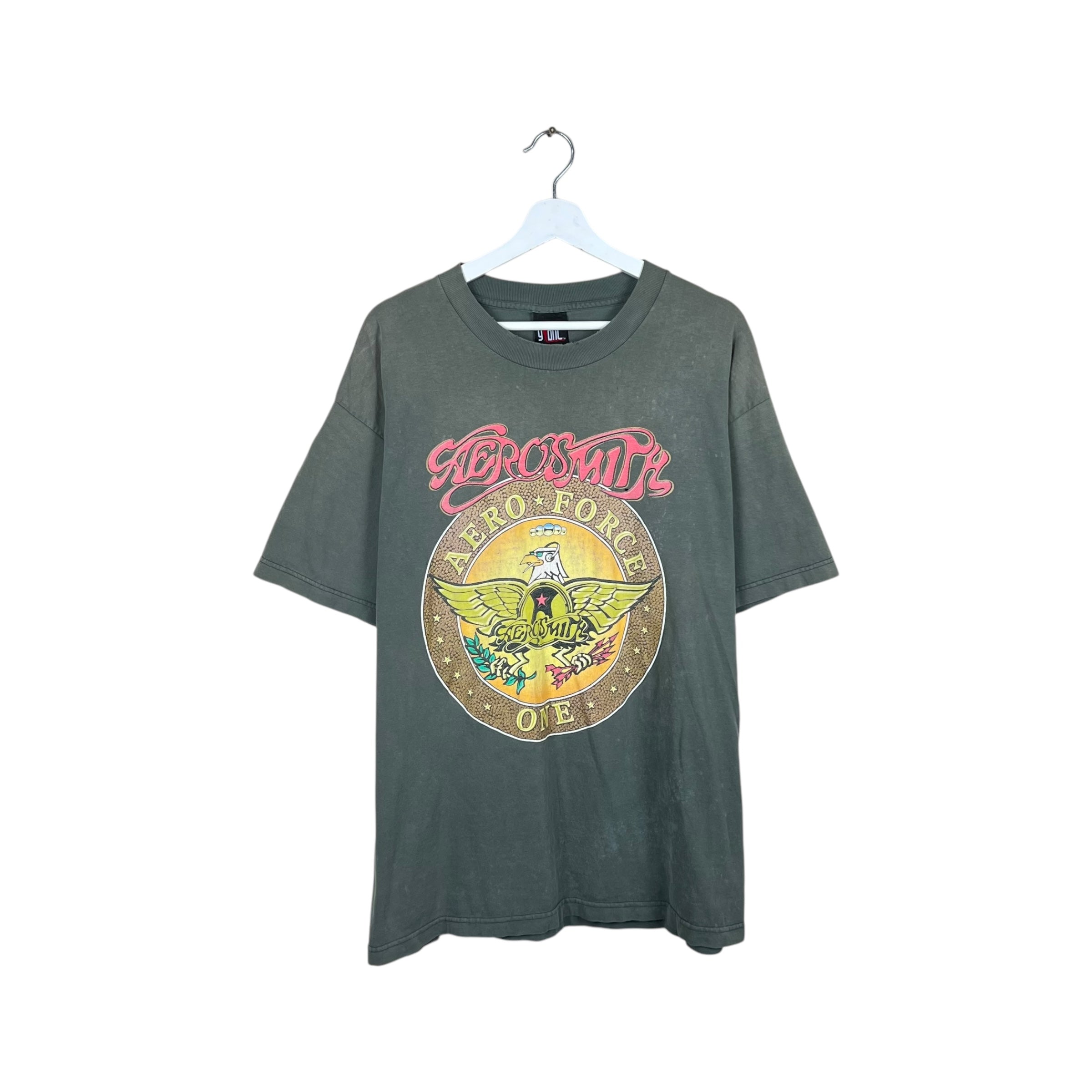 1999 Aerosmith “Nothing Can Stop This Rock” World Tour Tee Green