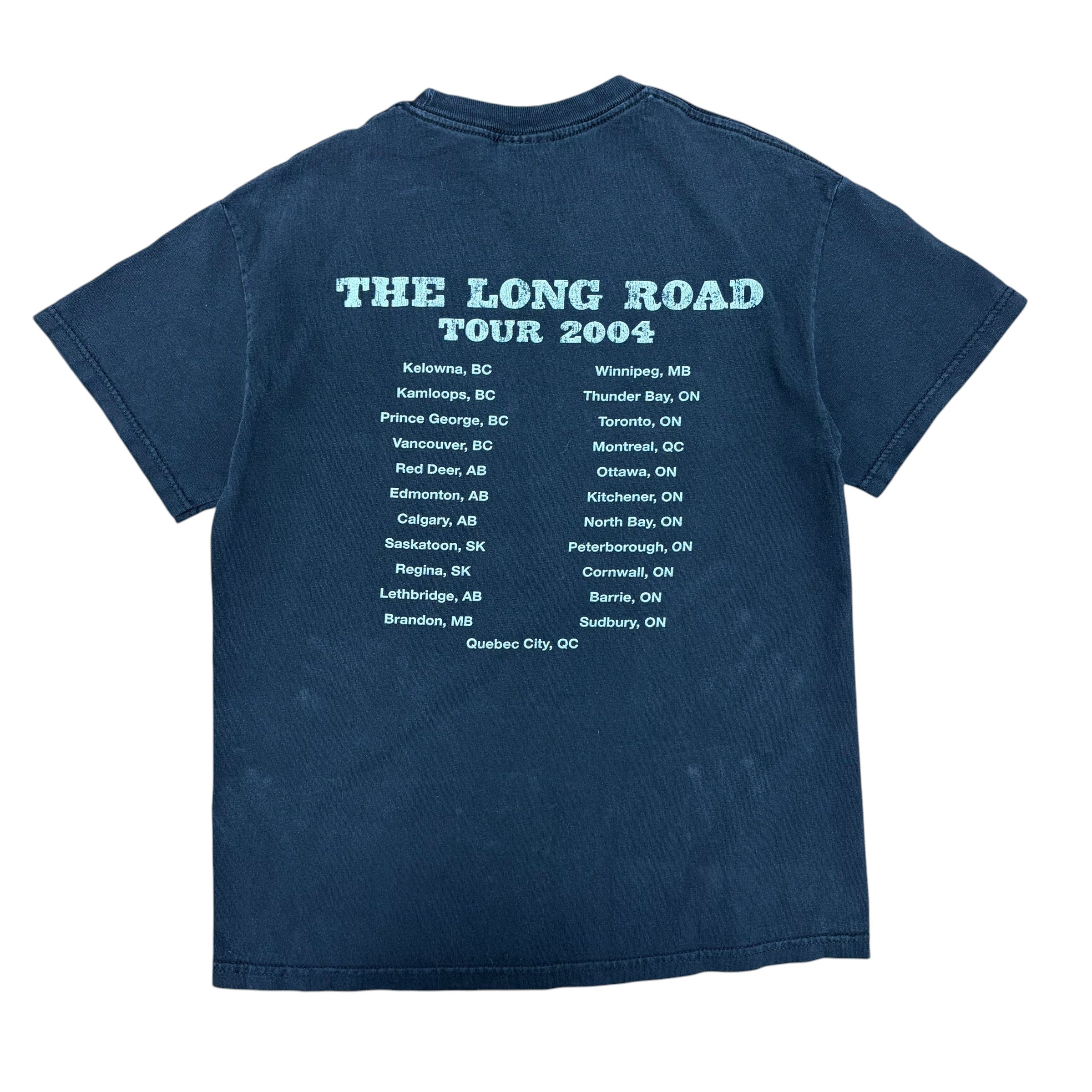 2004 Nickleback “The Long Road” Tour Tee Black