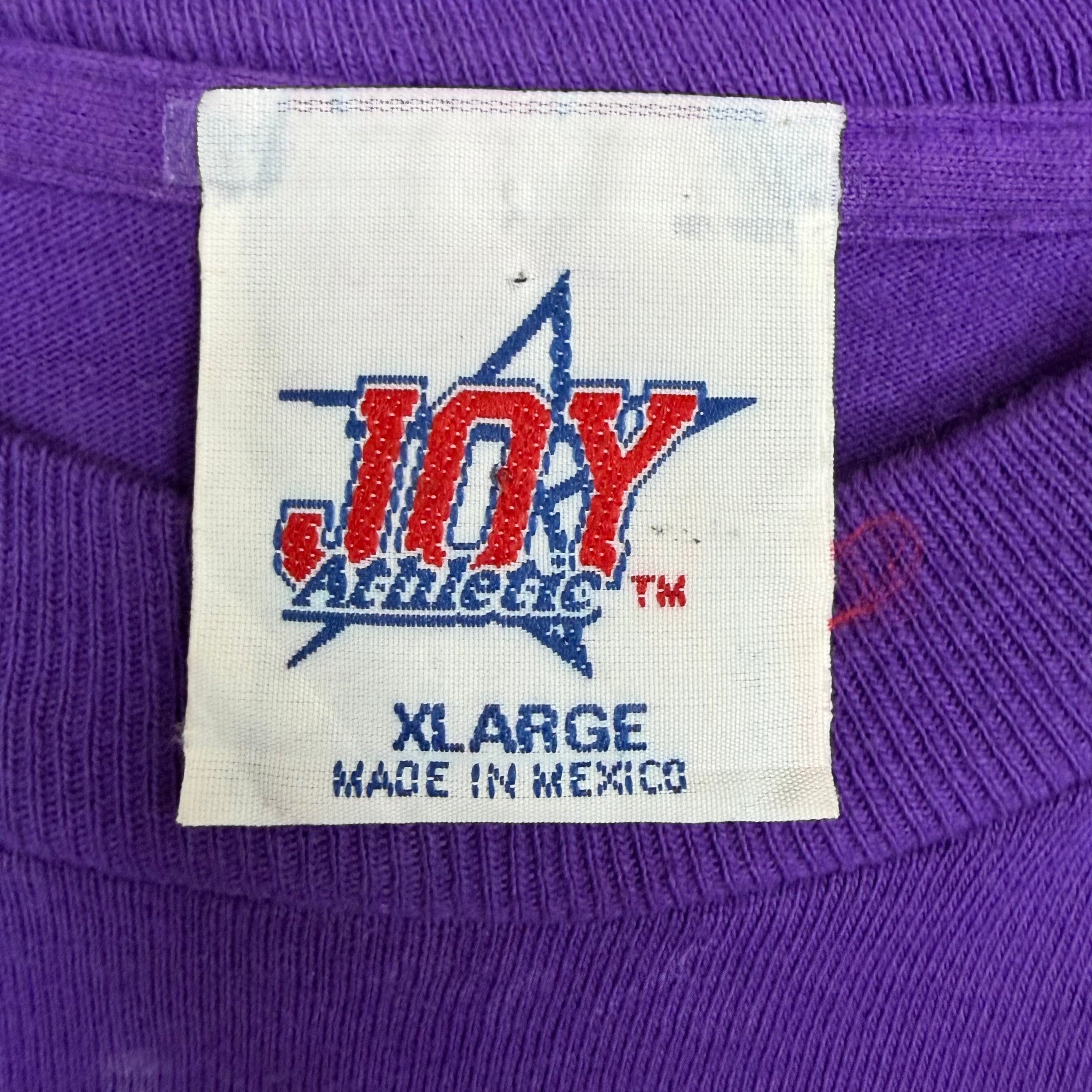 1997 Joy Athletics NFL Minnesota Vikings Cris Carter Player Tee Purple