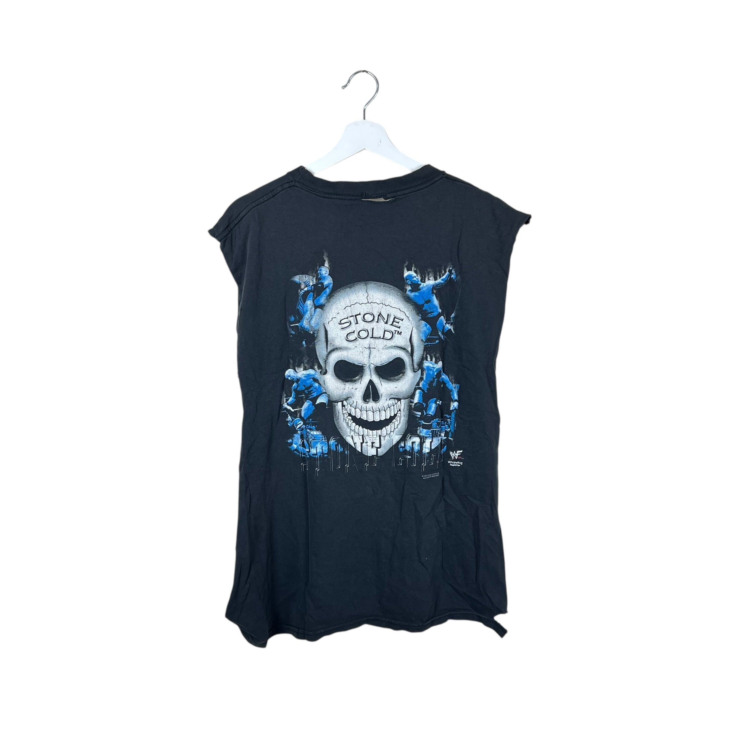 1999 WWF Stone Cold Steven Austin 3:16 Cut Off Tee Black