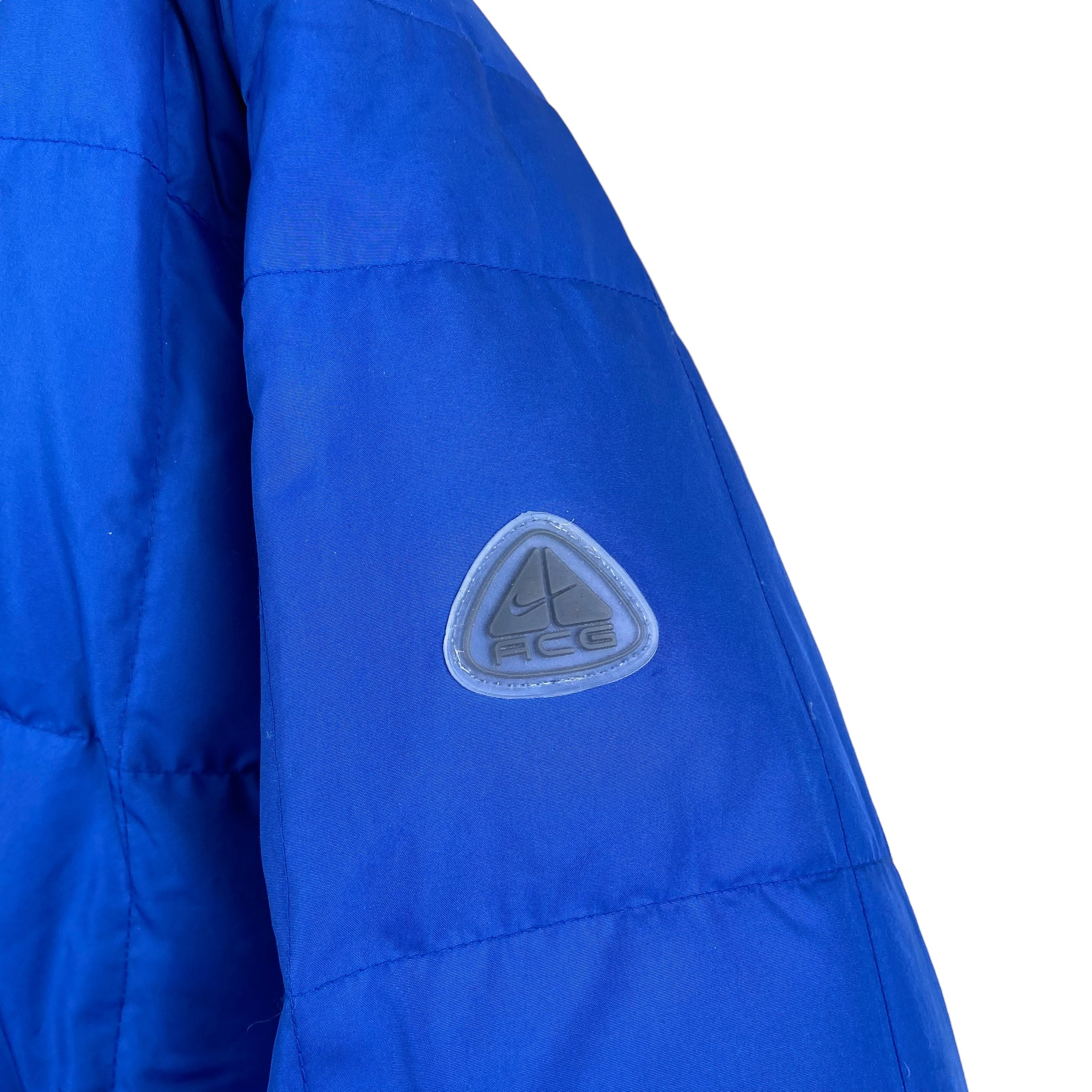Vintage Y2K Nike ACG Down Reversible Puffer Jacket Blue/Grey