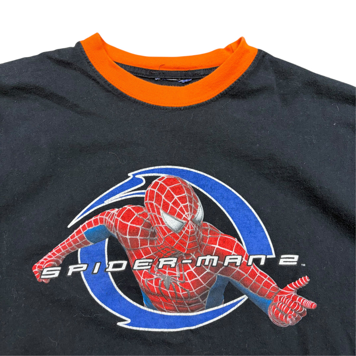 Vintage Spider-Man 2 Promo Ringer Tee Black