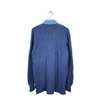 Vintage Polo By Ralph Lauren Collared Longsleeve Knit Navy