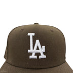 Vintage New Era Los Angeles Dodgers Fitted Brown