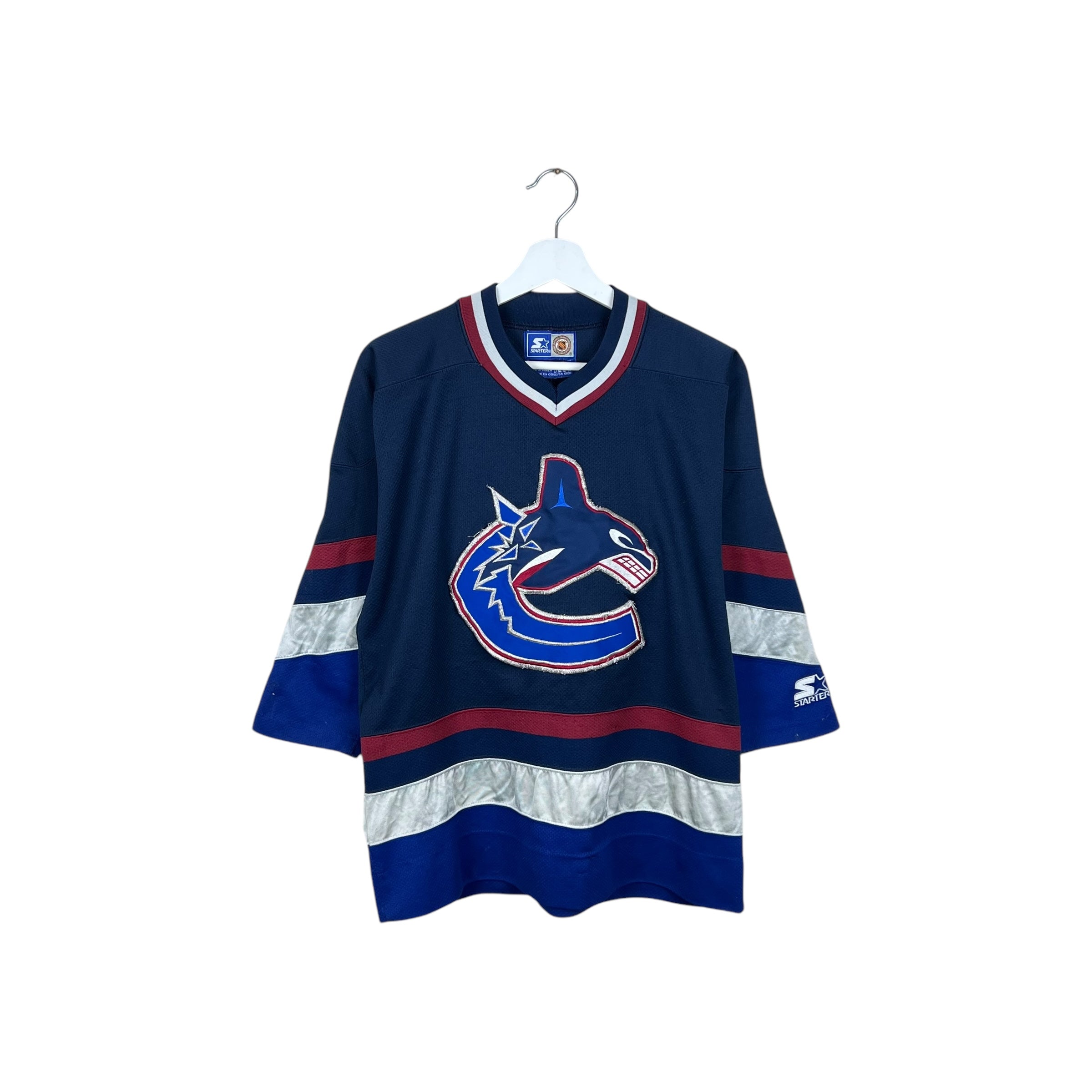 Vintage Starter Vancouver Canucks Youth Blank Away Jersey