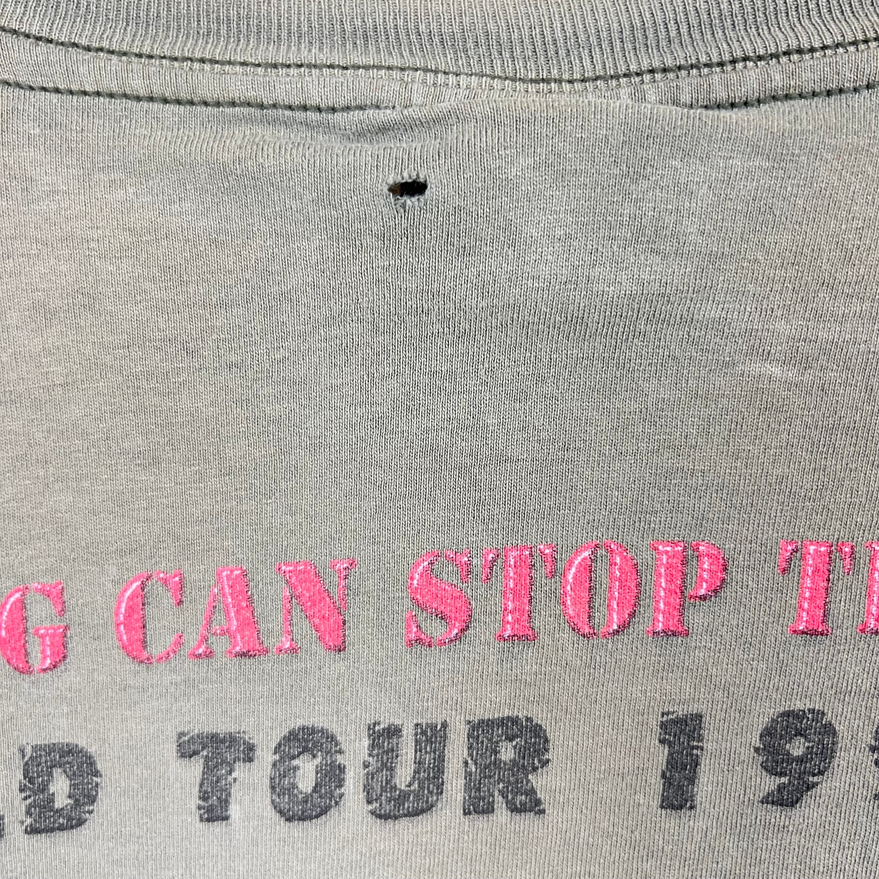 1999 Aerosmith “Nothing Can Stop This Rock” World Tour Tee Green