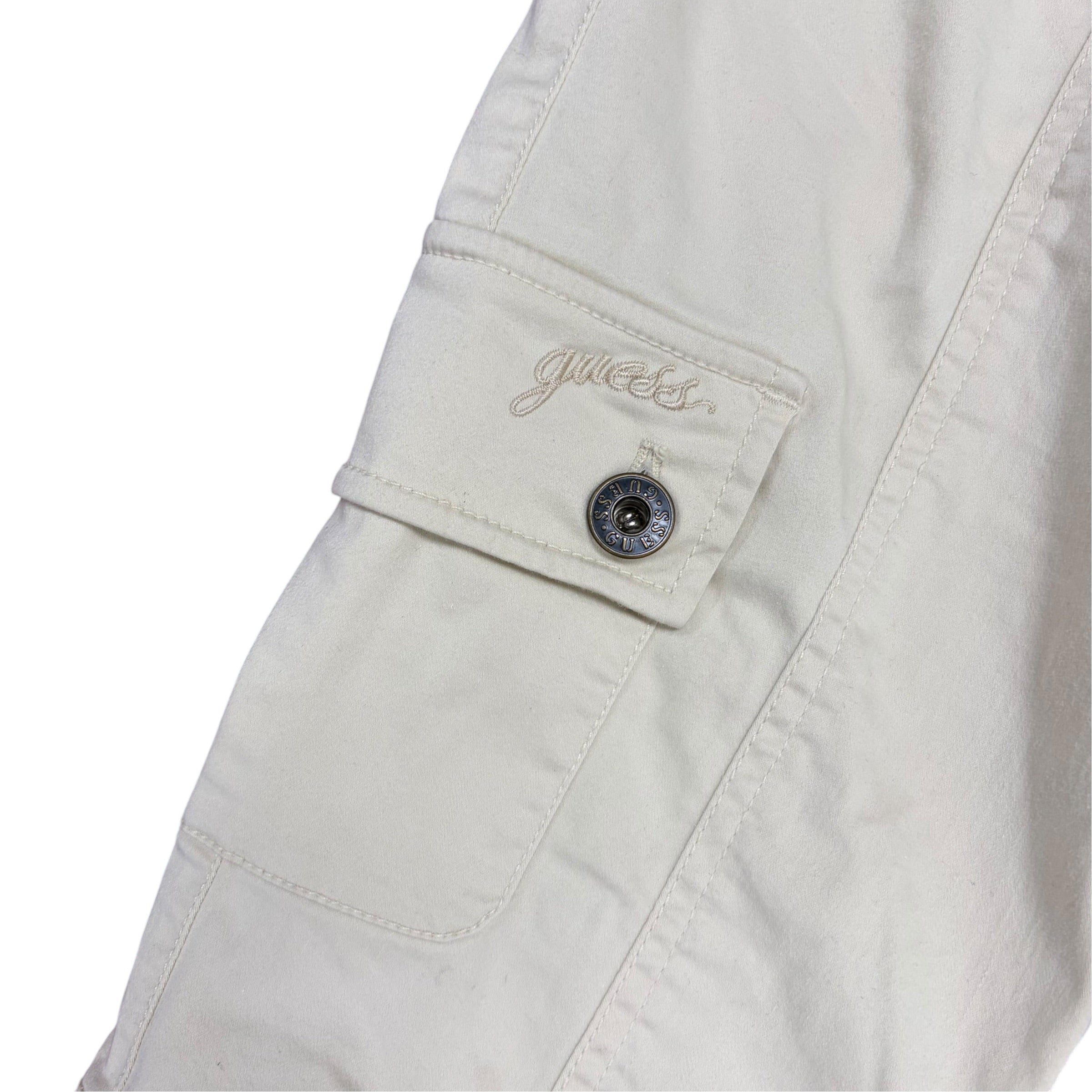 Vintage Guess Jeans Women’s Capris Light Cream