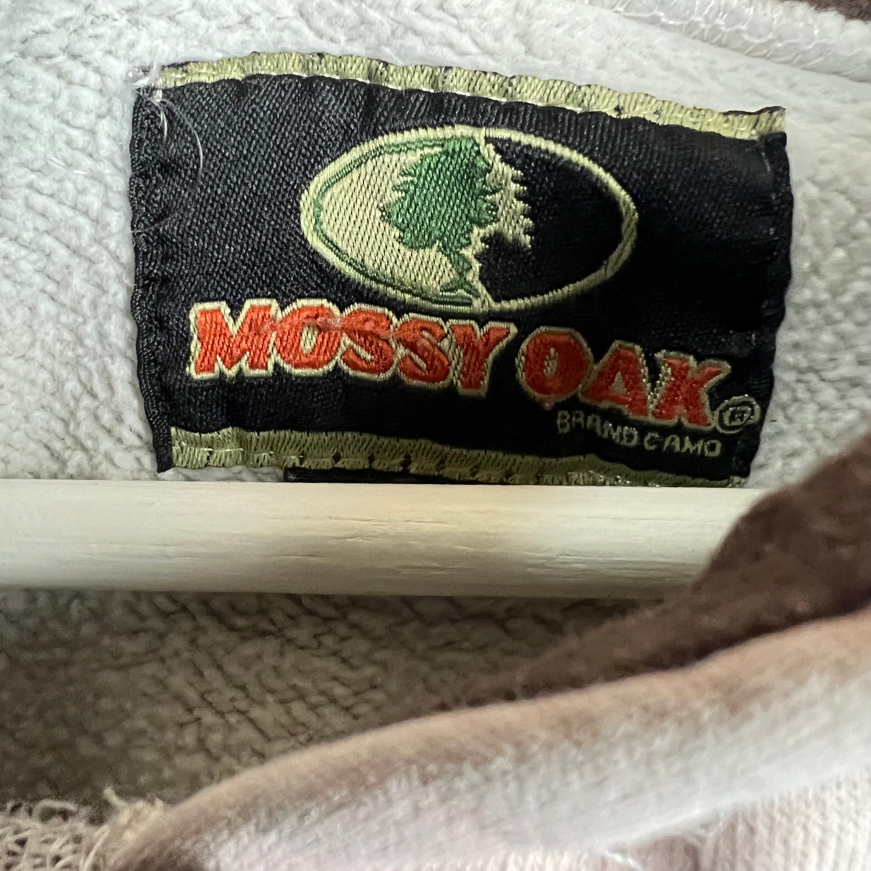 Vintage Mossy Oak Women’s Logo RealTree Hoodie Pink Camo