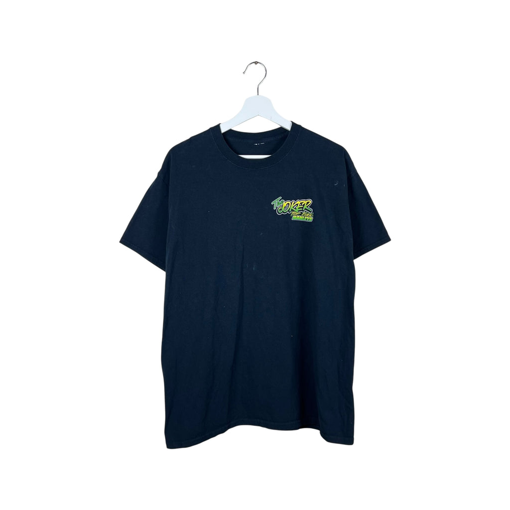 Vintage Jokers Wild Top Fuel Harley Dirt Bike Tee Black