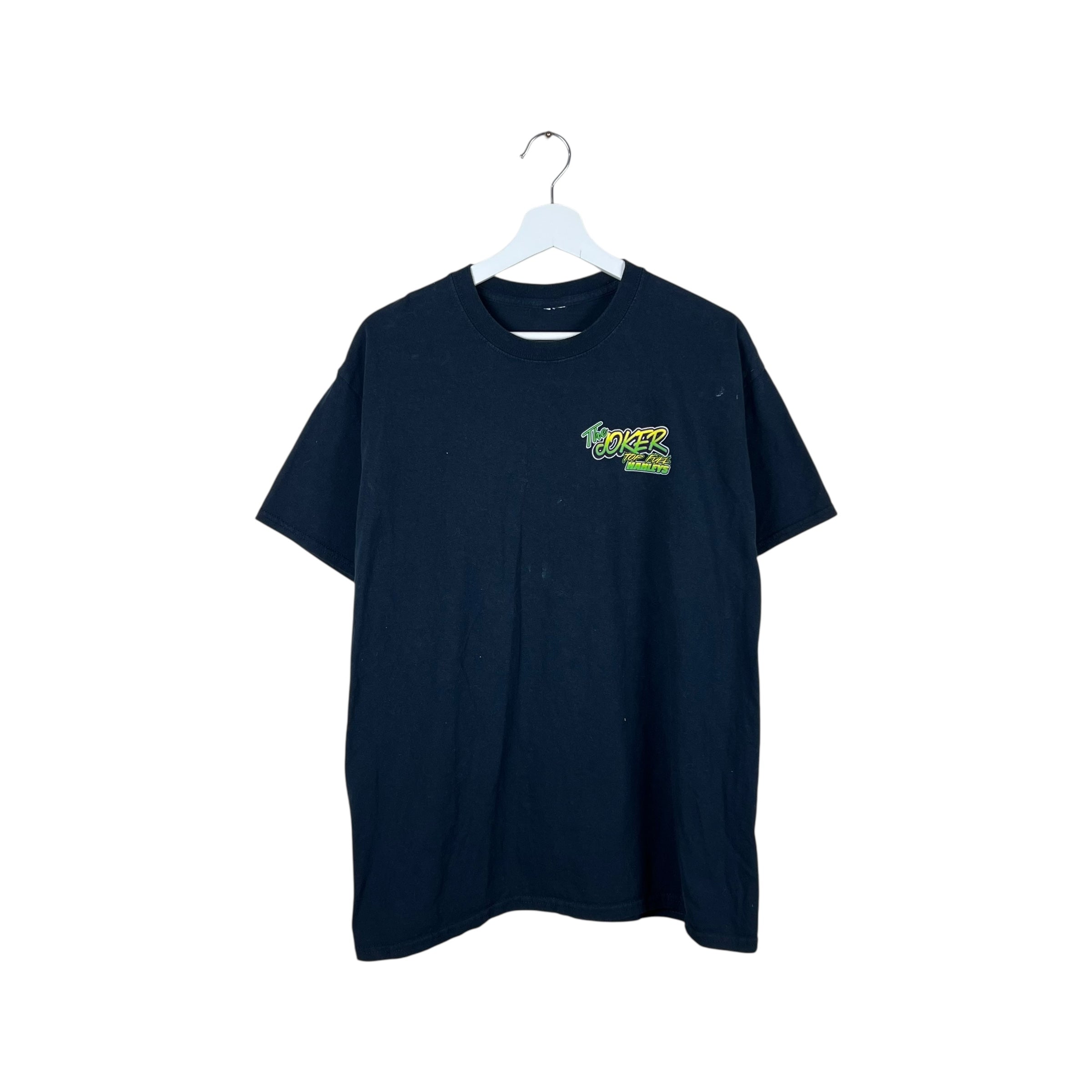 Vintage Jokers Wild Top Fuel Harley Dirt Bike Tee Black