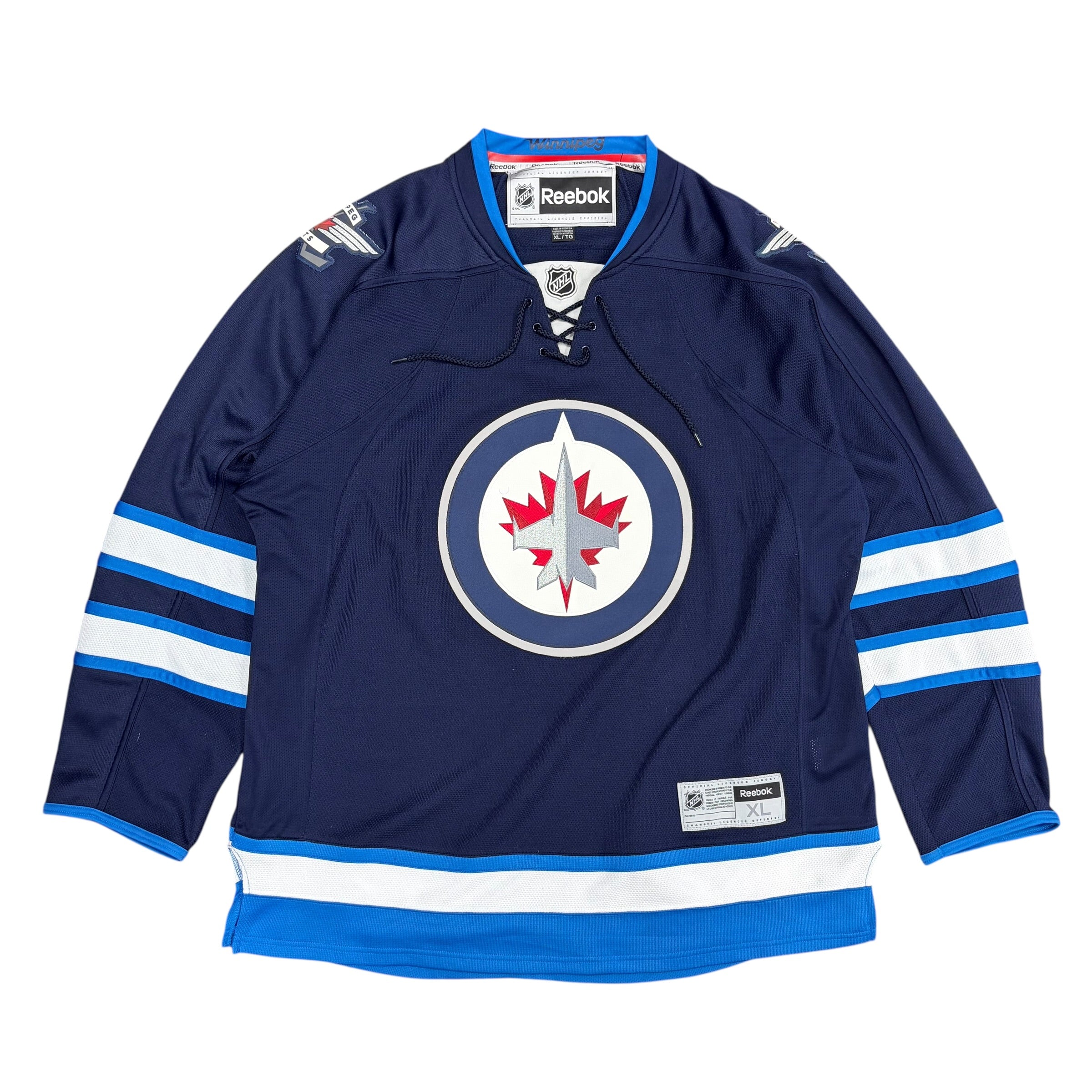 2014 Reebok NHL Winnipeg Jets Blank Away Jersey
