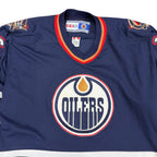 Vintage CCM NHL Edmonton Oilers Jarret Stoll Away Jersey