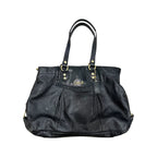 Coach Ashley Leather Bag Black/Gold