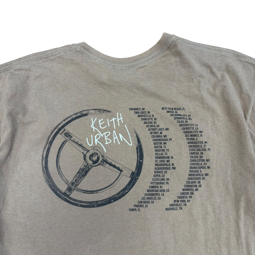 2013 Keith Urban Fuse Country Album Tour Tee Brown