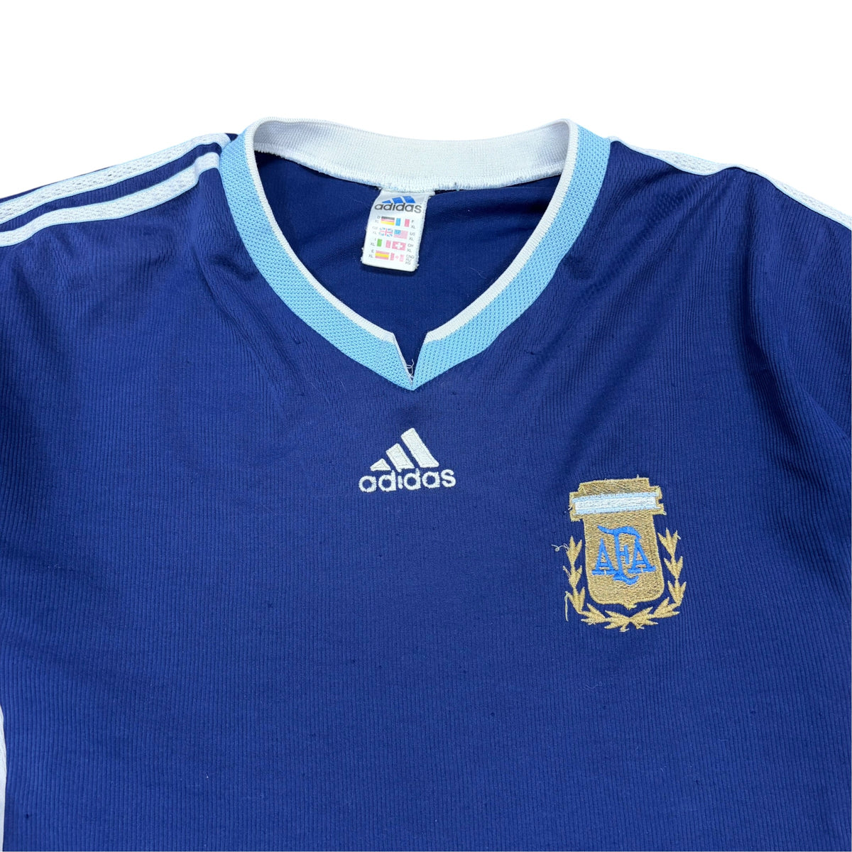 1999 Adidas Argentina Blank World Cup Jersey