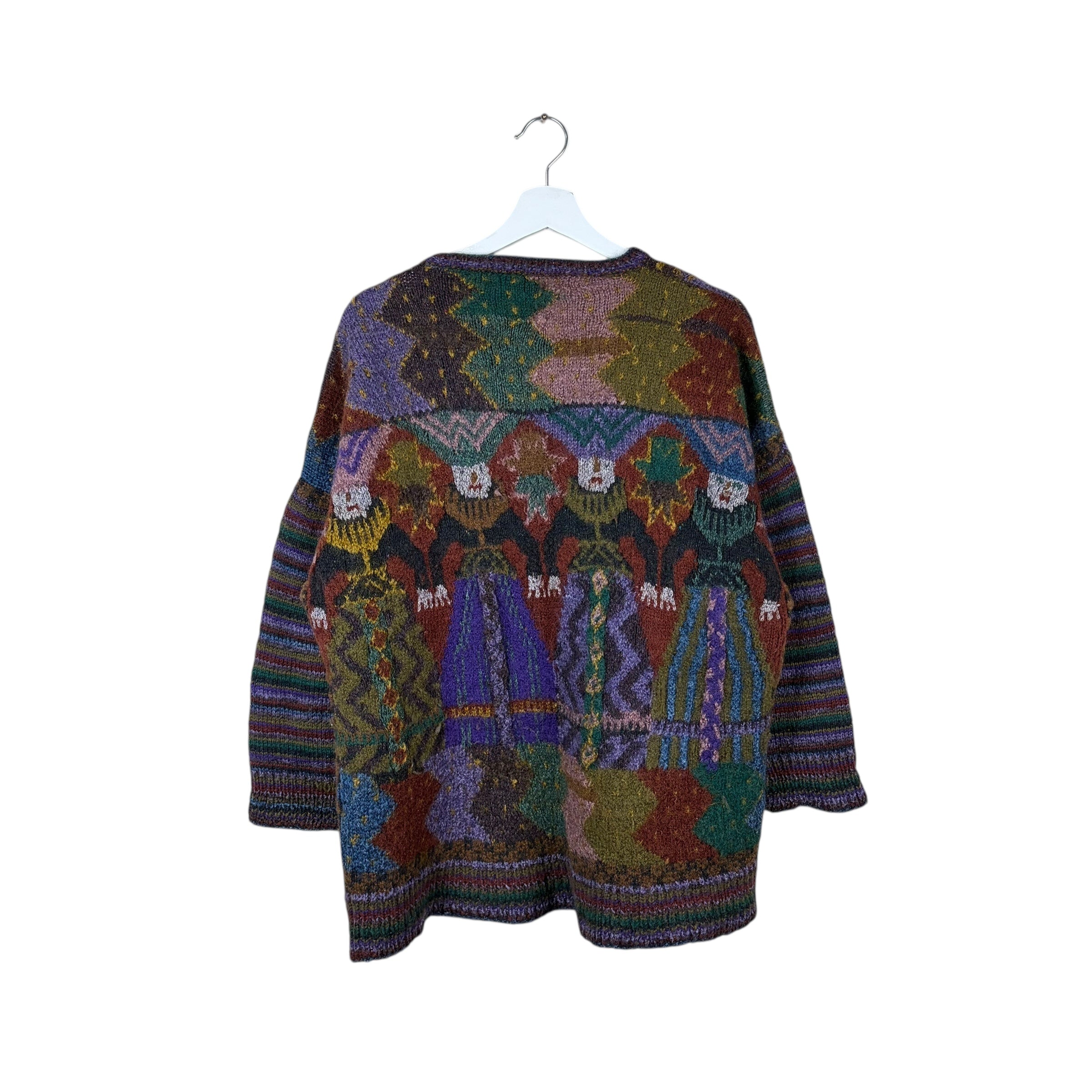 Vintage Kaffe Fassett Ladies Dress Print Knit