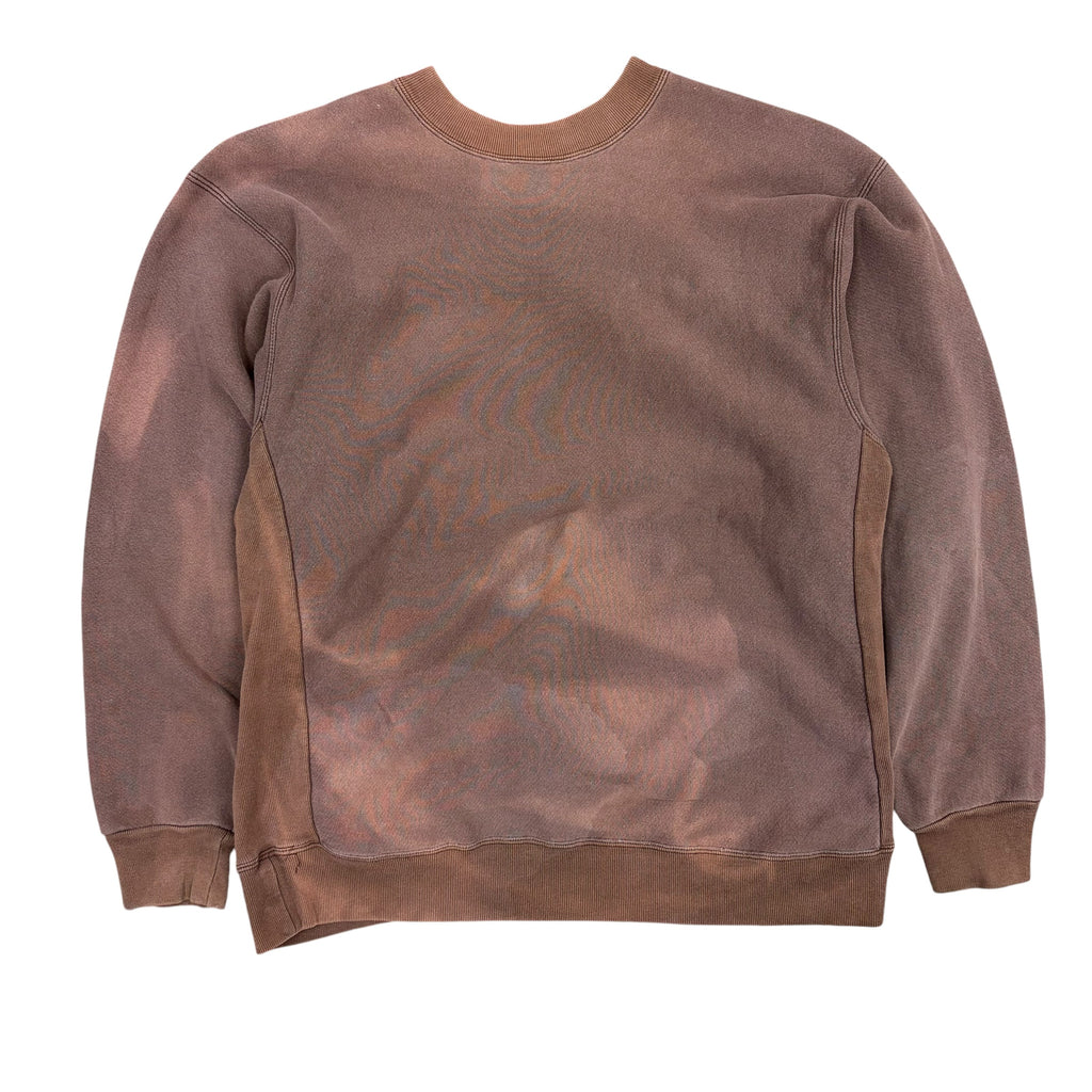Vintage Carhartt Rugged Outdoor Wear Sun Faded Script Crewneck Brown