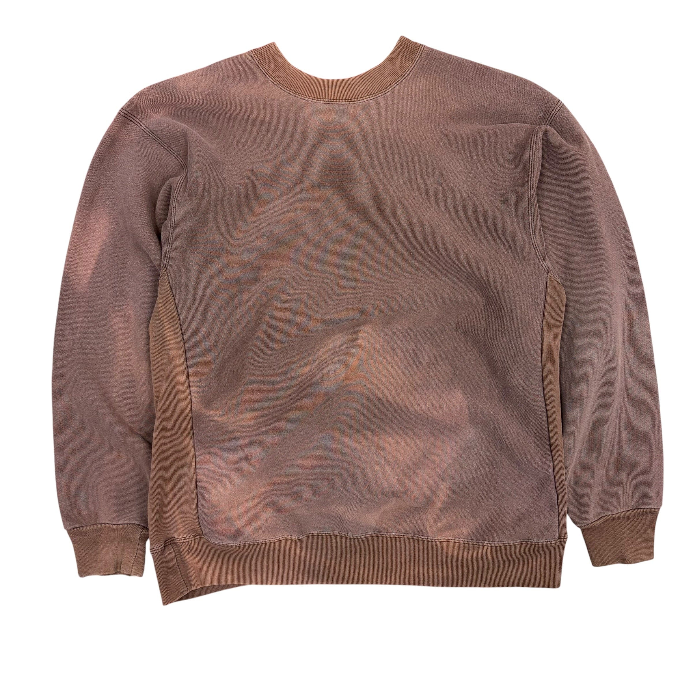 Vintage Carhartt Rugged Outdoor Wear Sun Faded Script Crewneck Brown