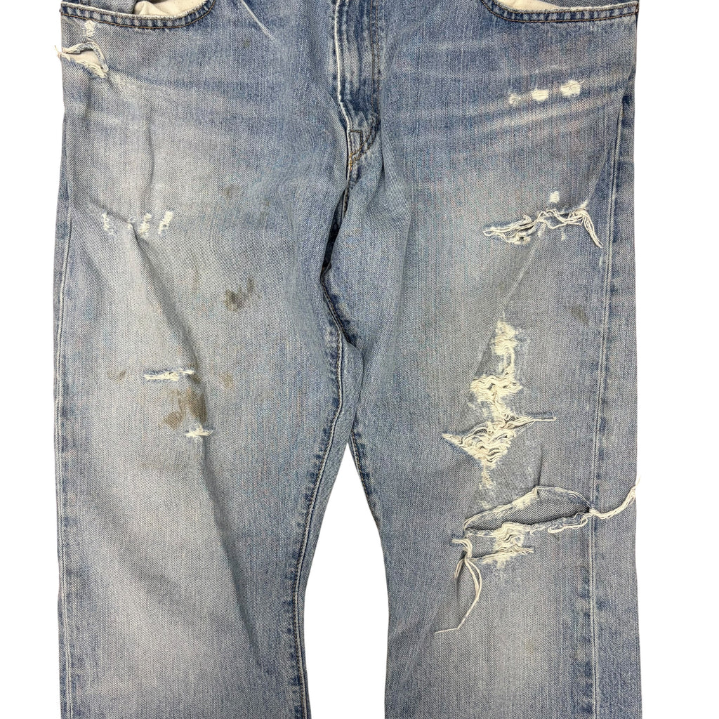 Vintage Polo Ralph Lauren Distressed Jeans Light Wash