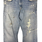 Vintage Polo Ralph Lauren Distressed Jeans Light Wash