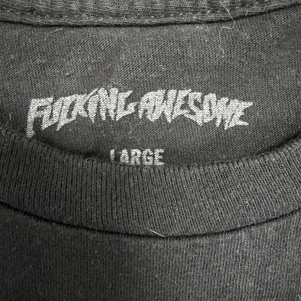 Fucking Awesome What A World Tee Black