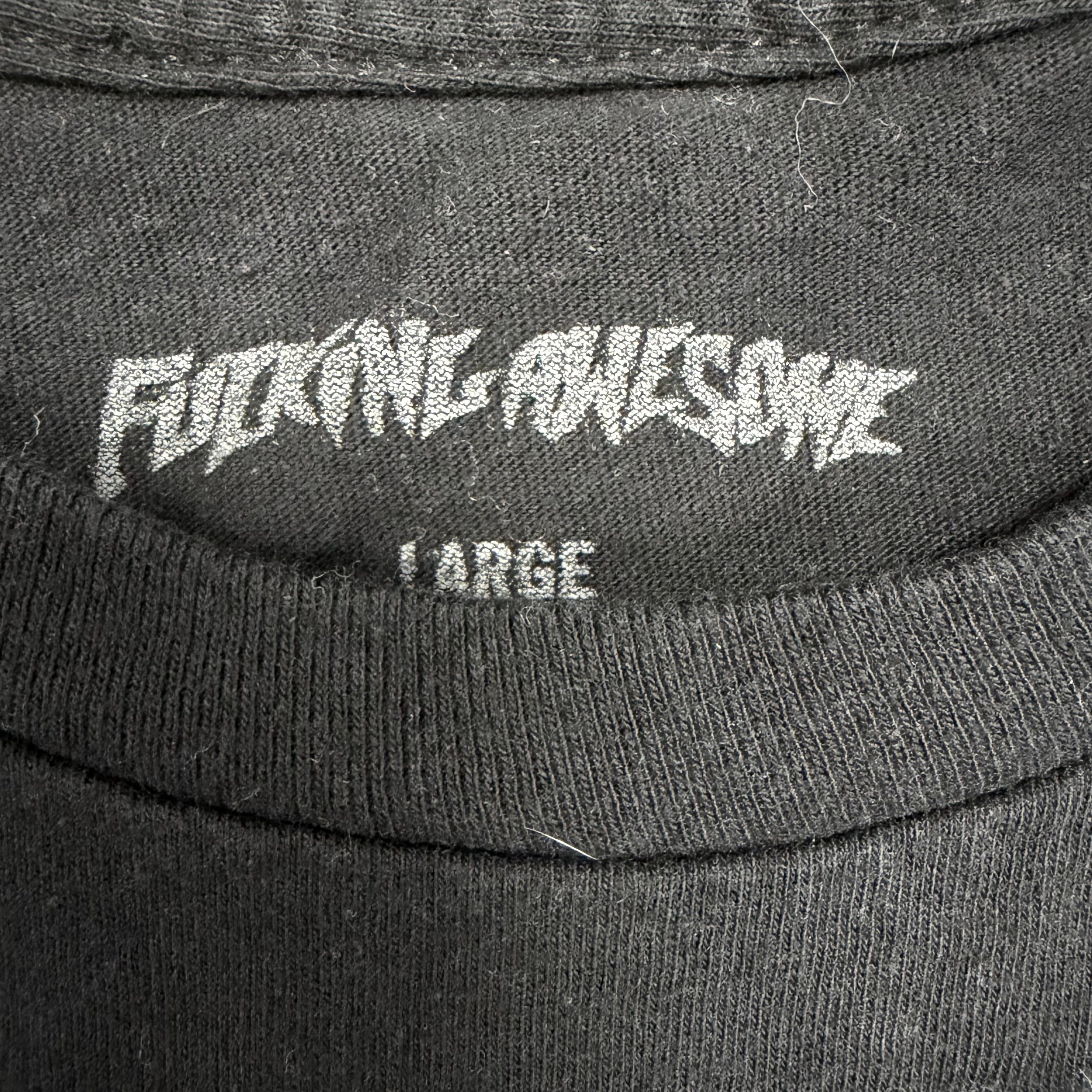 Fucking Awesome What A World Tee Black