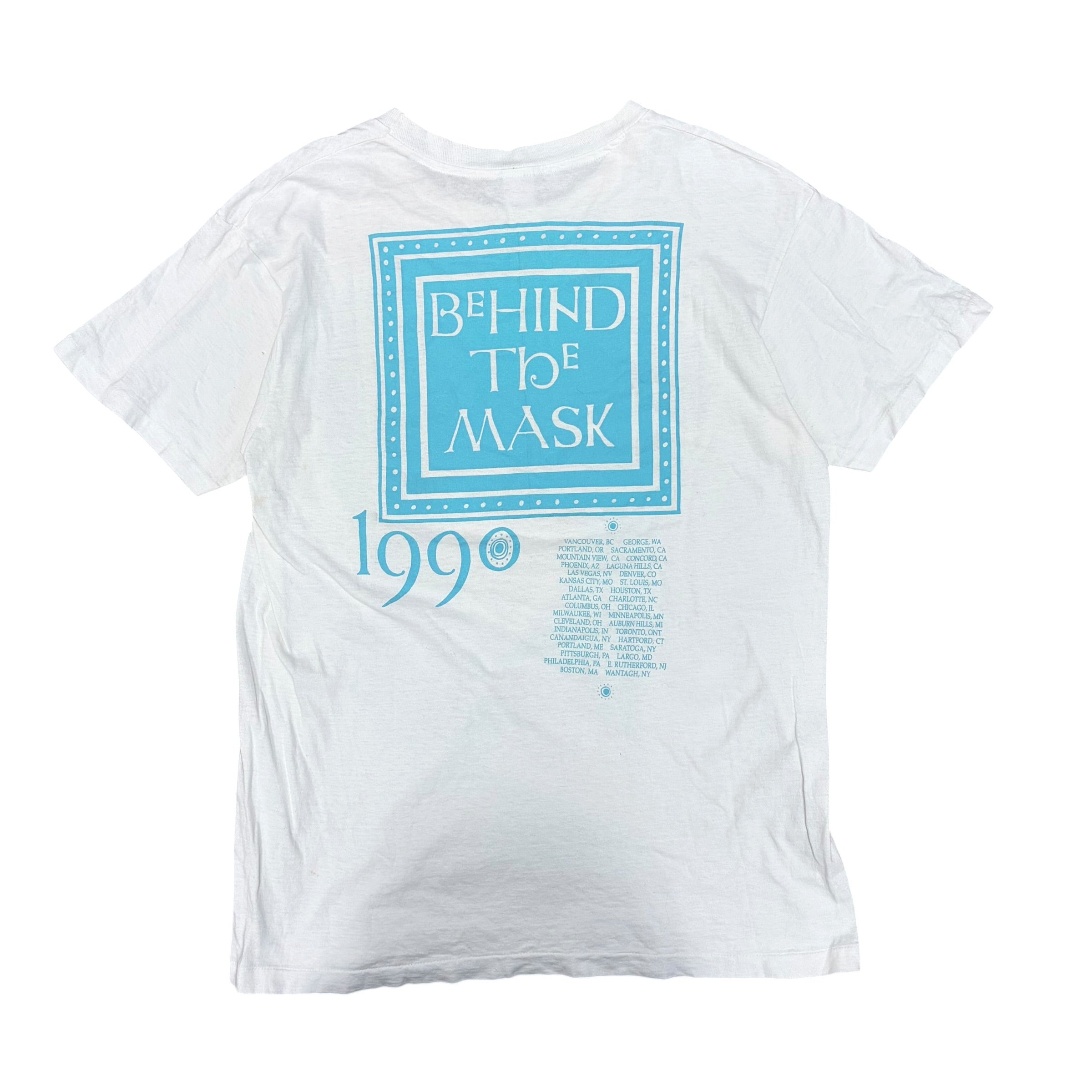 1990 Fleetwood Mac “Behind The Mask” Tour Tee White