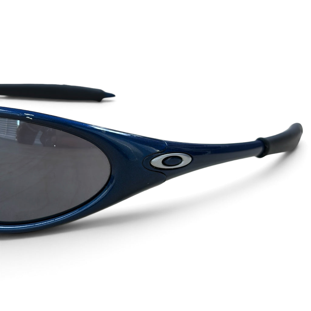 Oakley Minute 1.0 Iridium Sunglasses Metallic Blue/Black