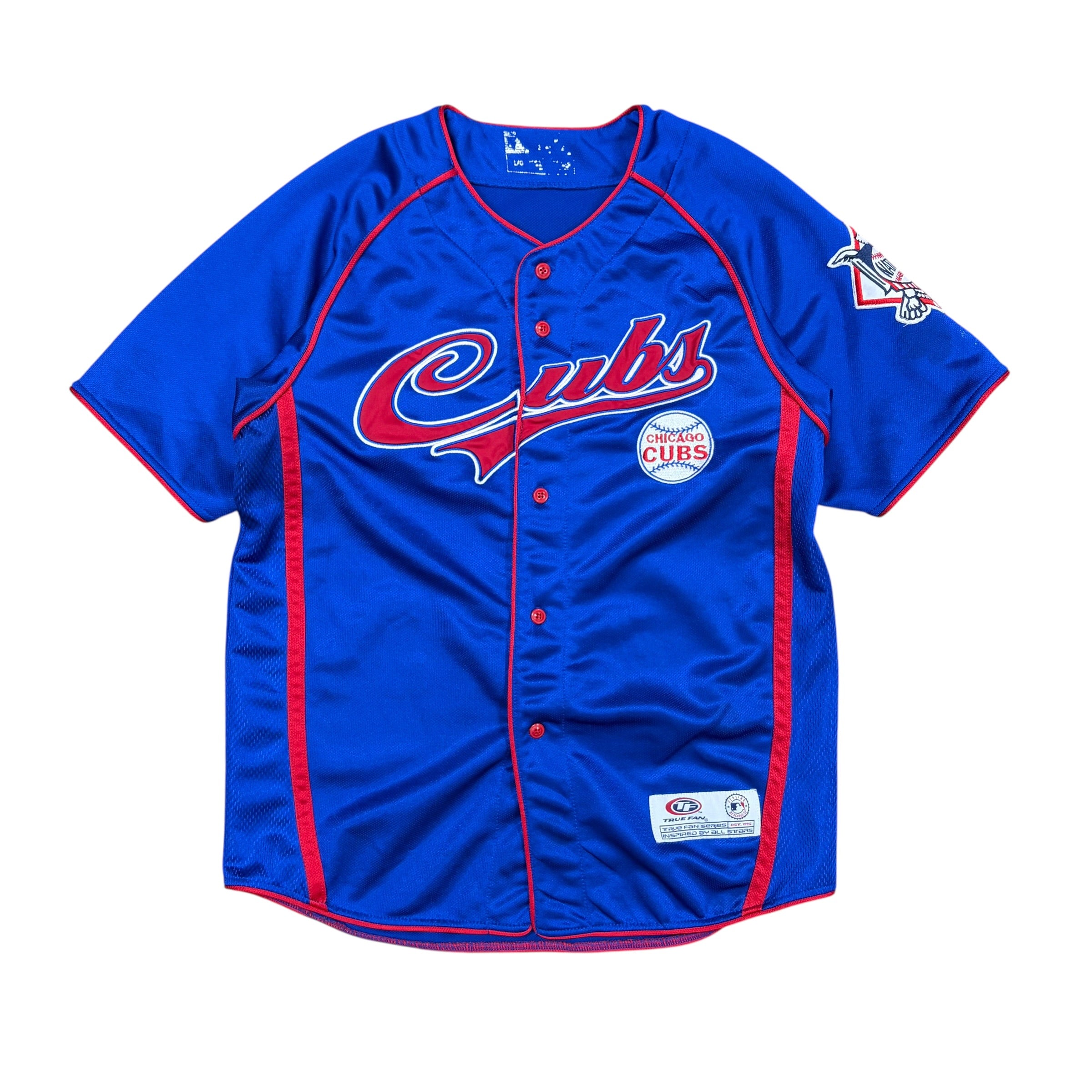 Vintage TrueFan Youth MLB Chicago Cubs Satin Jersey