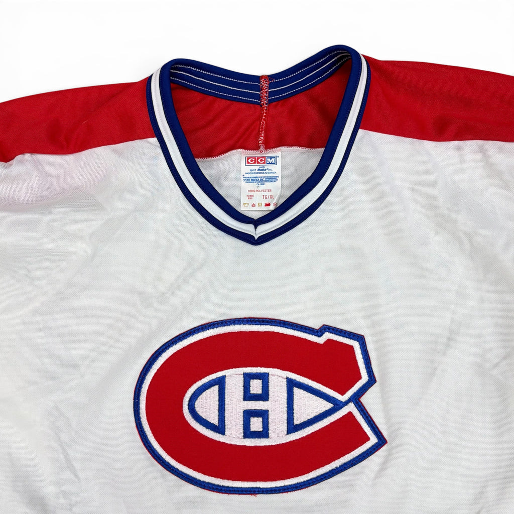 Vintage CCM By Maska NHL Montreal Canadiens Blank Home Jersey