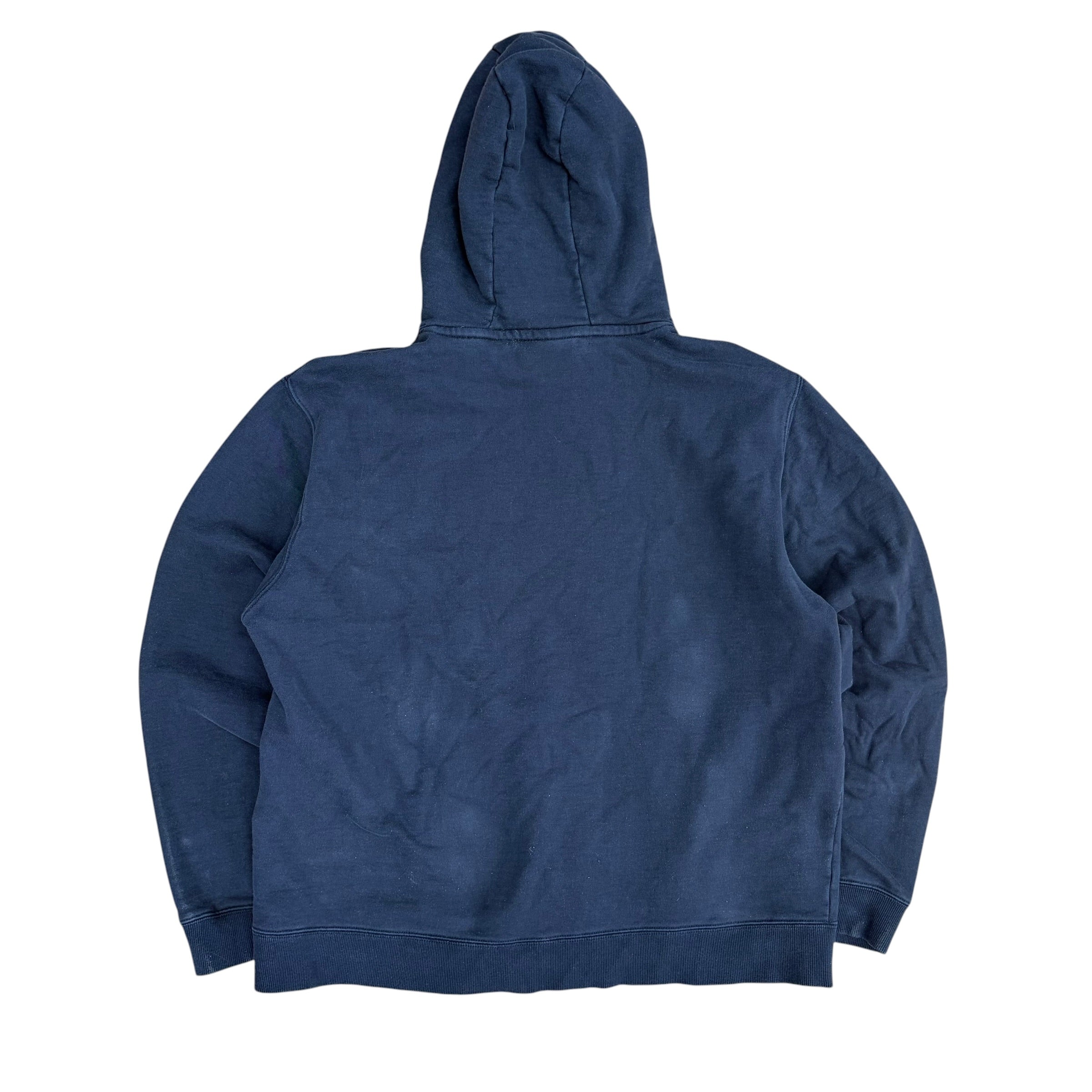 Vintage Fubu Embroidered Logo Hoodie Navy