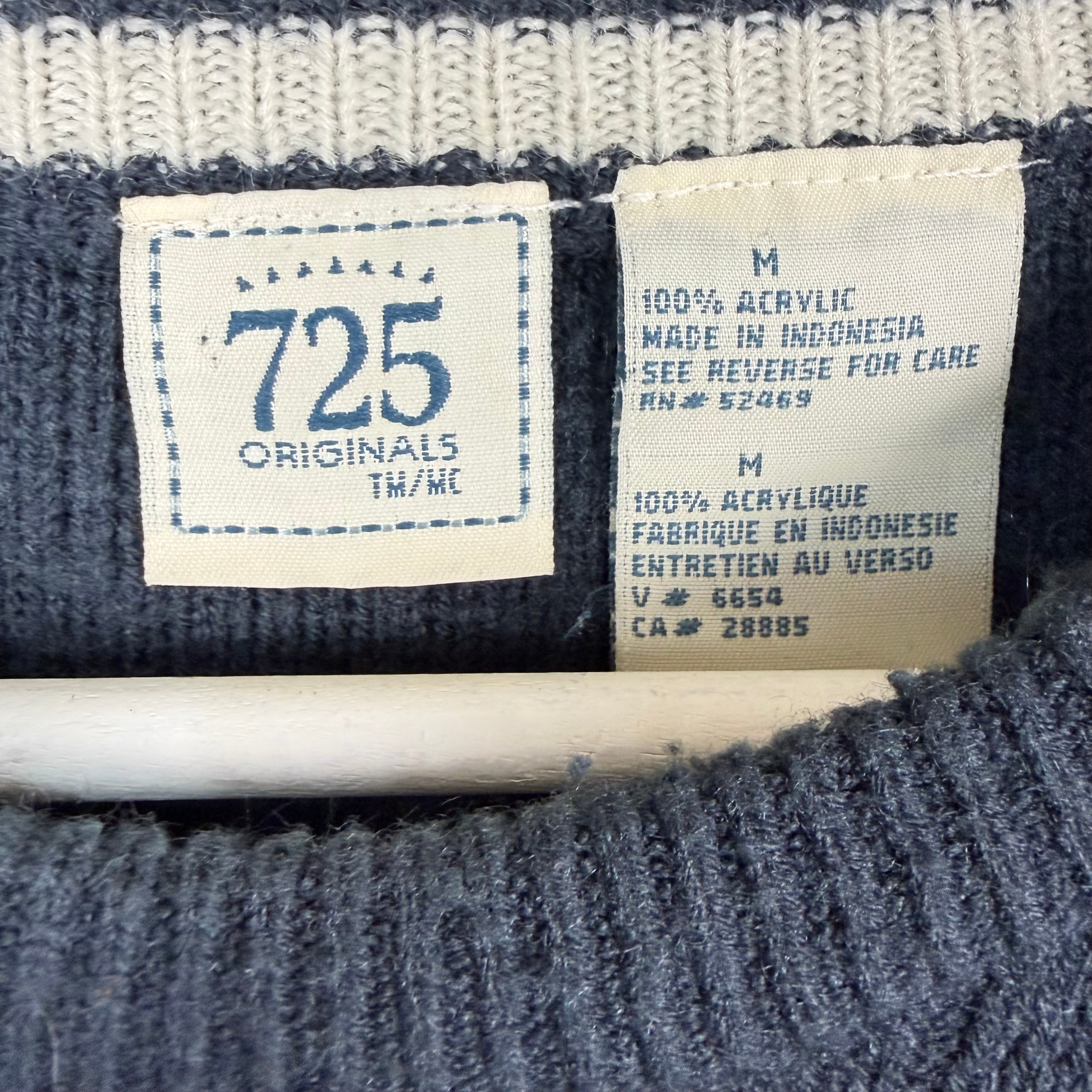 Vintage 725 Originals Graphic Knit Navy