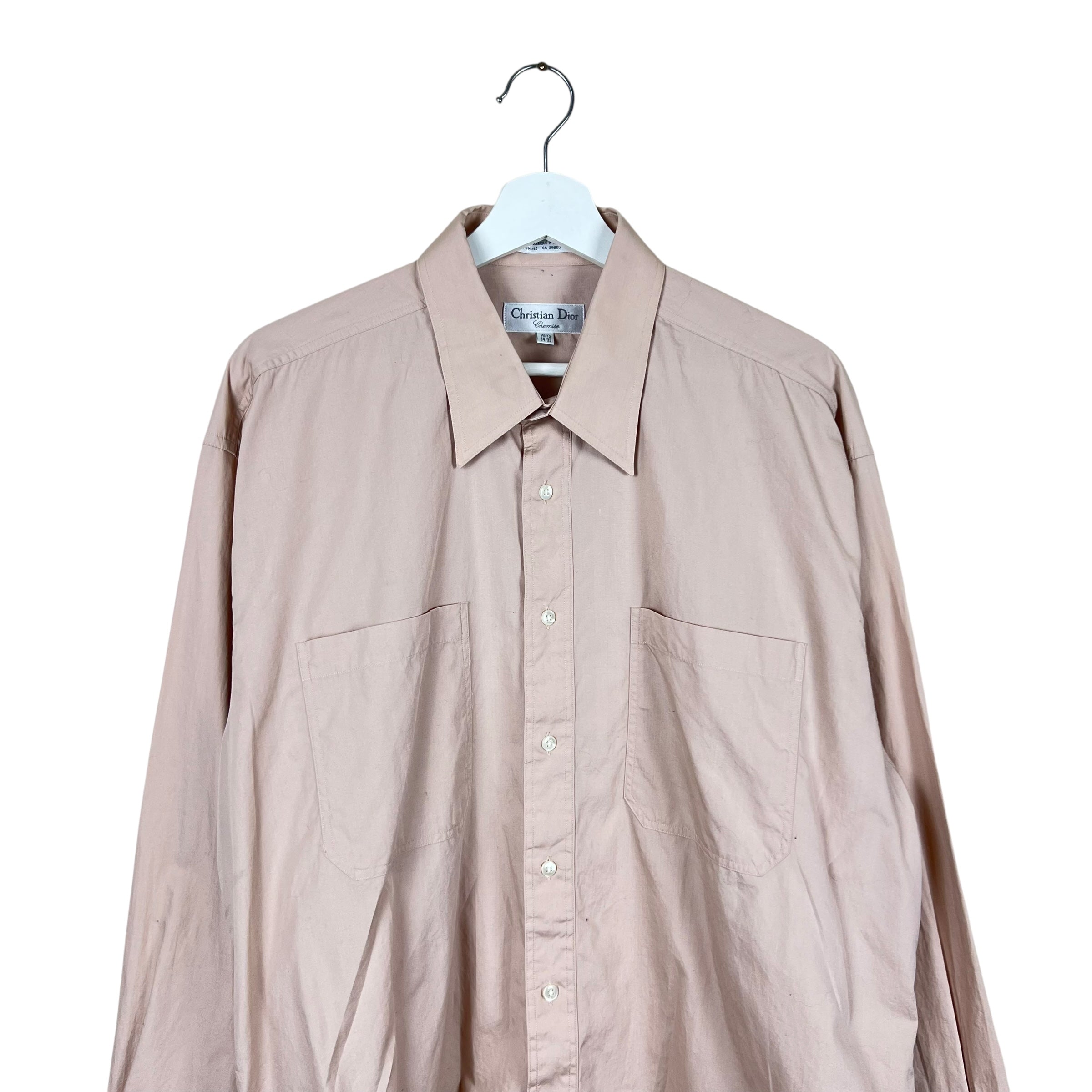 Christian Dior Dress Shirt Salmon