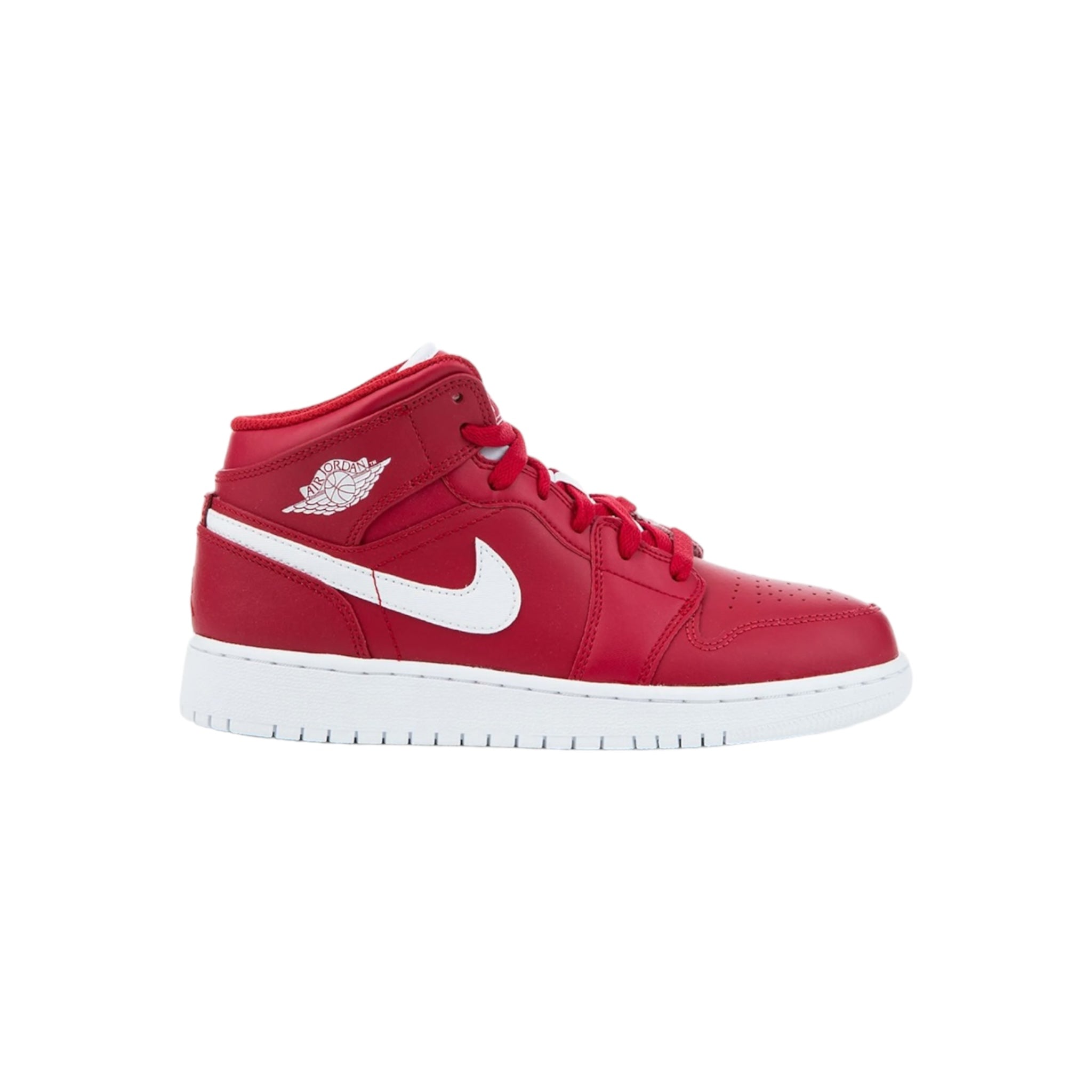 Jordan 1 Mid Gym Red White (GS)