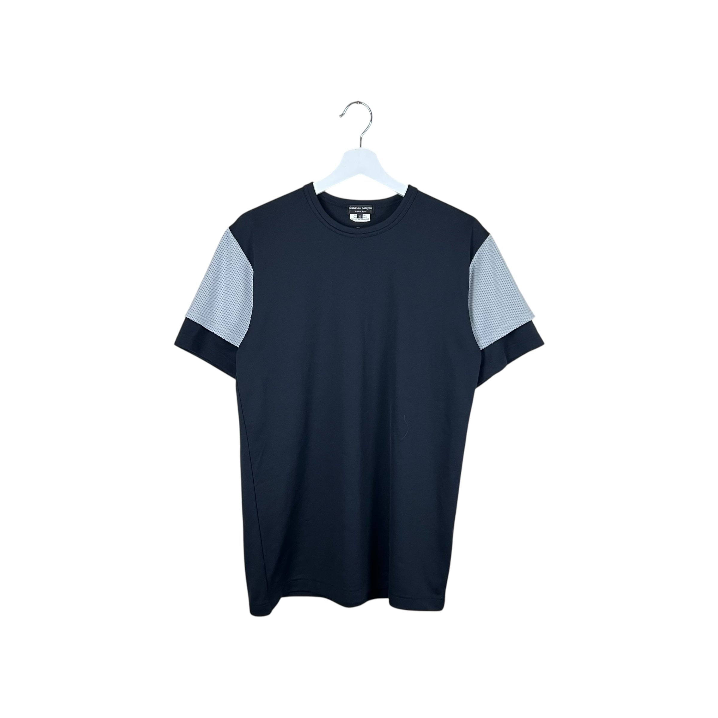 Comme Des Garçons HOMME PLUS Mesh Sleeve Tee Black