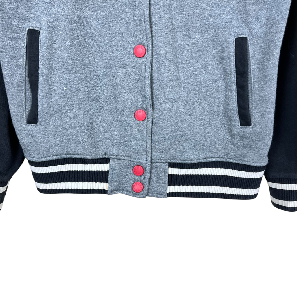 Vintage MLB Youth Boston Red Sox Chenille Logo Bomber Jacket Grey