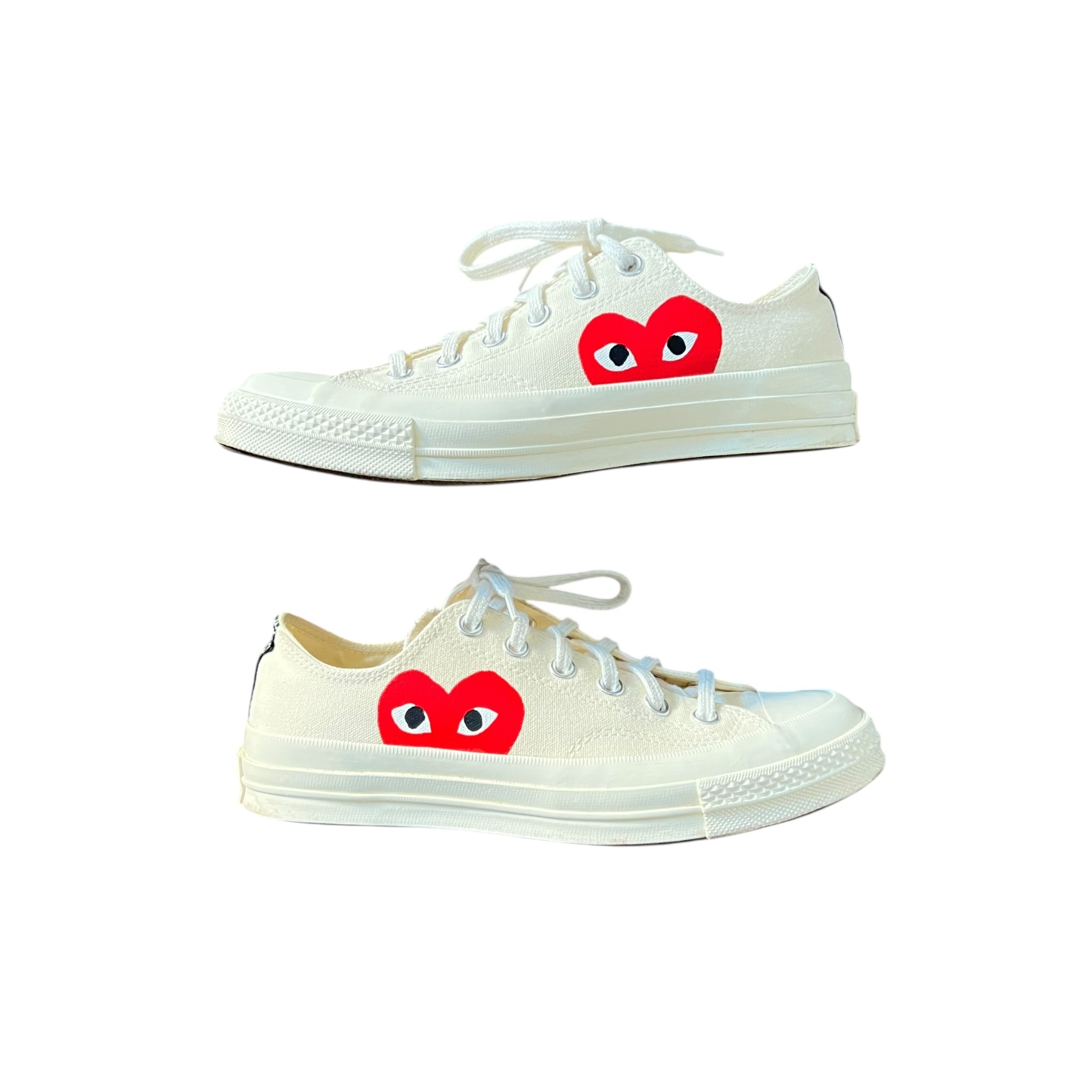 Comme Des Garçons PLAY x Converse Chuck Taylor 70 Ox White