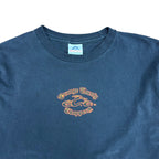 Vintage Orange County Choppers Flames Cross Logo Longsleeve Faded Black