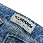 Zara x Rhuigi Distressed Denim Mid Wash