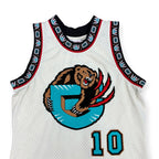 Vintage Mitchell & Ness NBA Vancouver Grizzlies Chainstitch Collection Mike Bibby Jersey