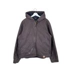 Vintage Carhartt Insulated Hooded Full Zip Jacket Chocolate Brown