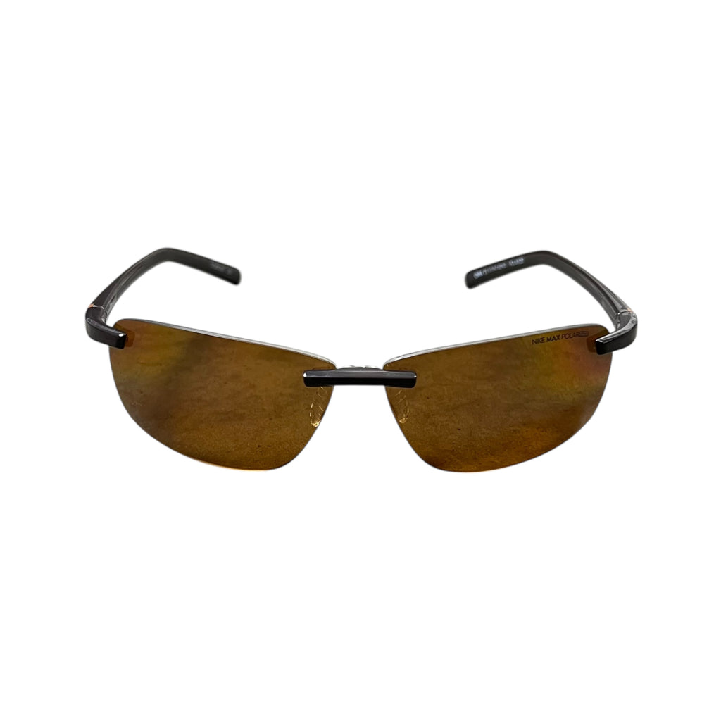 Vintage Nike Pulse Vision Max Polarized Sunglasses Brown