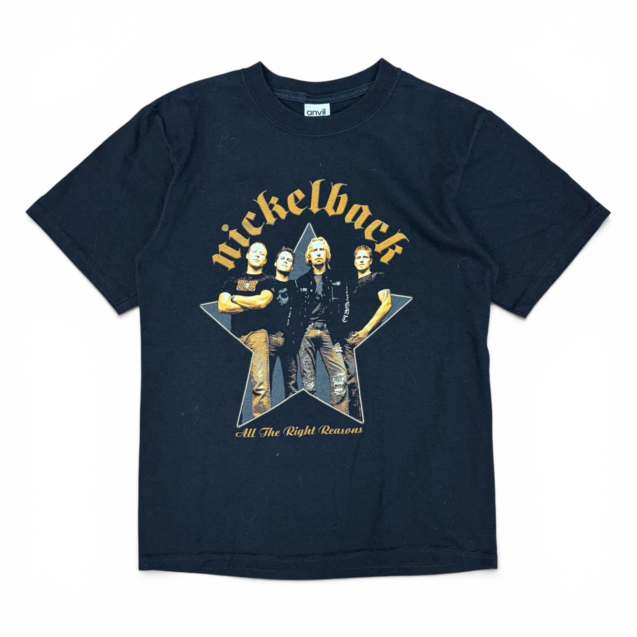 Vintage Nickleback “All The Right Reasons” Tour Tee Black