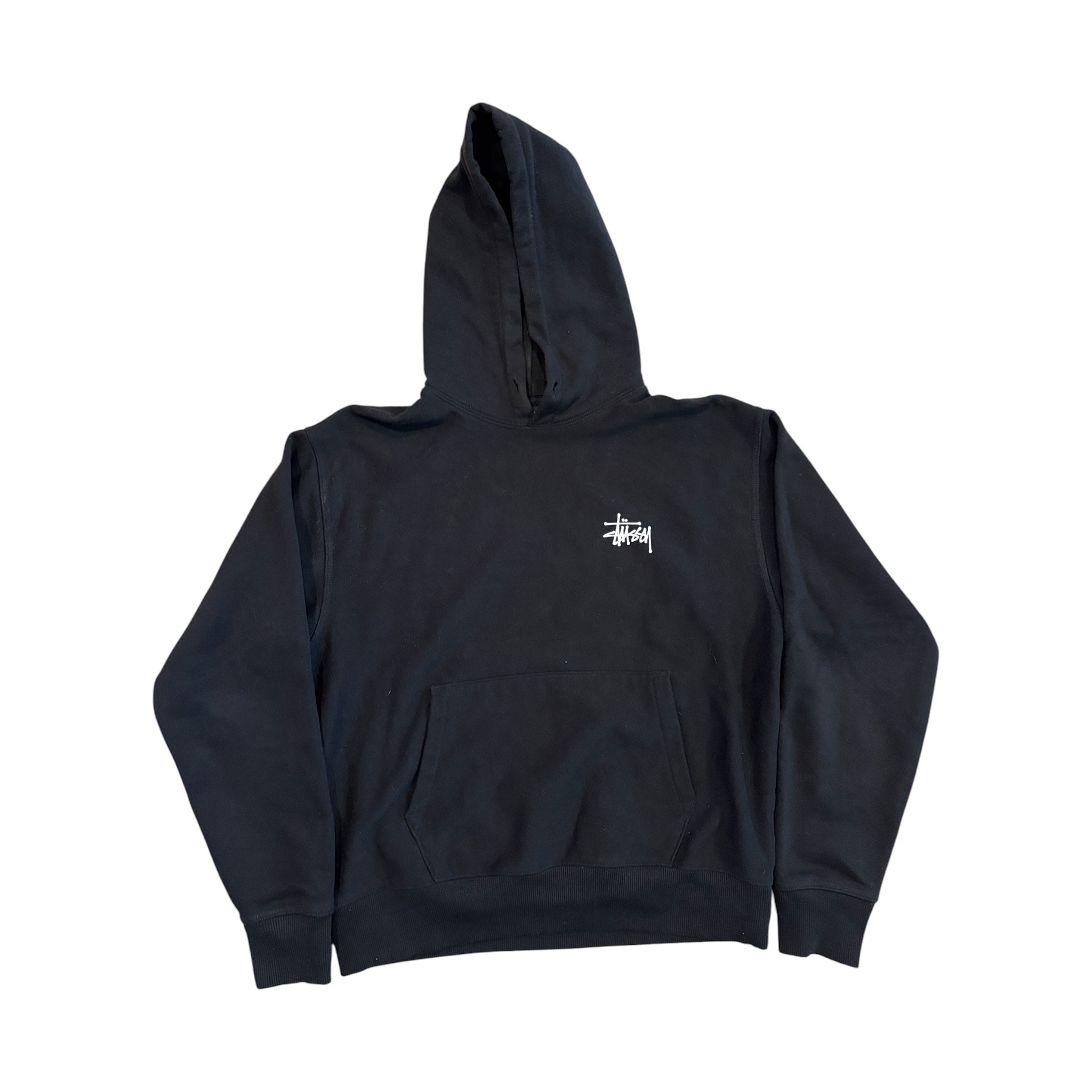 Stussy Classic Logo Hoodie Black