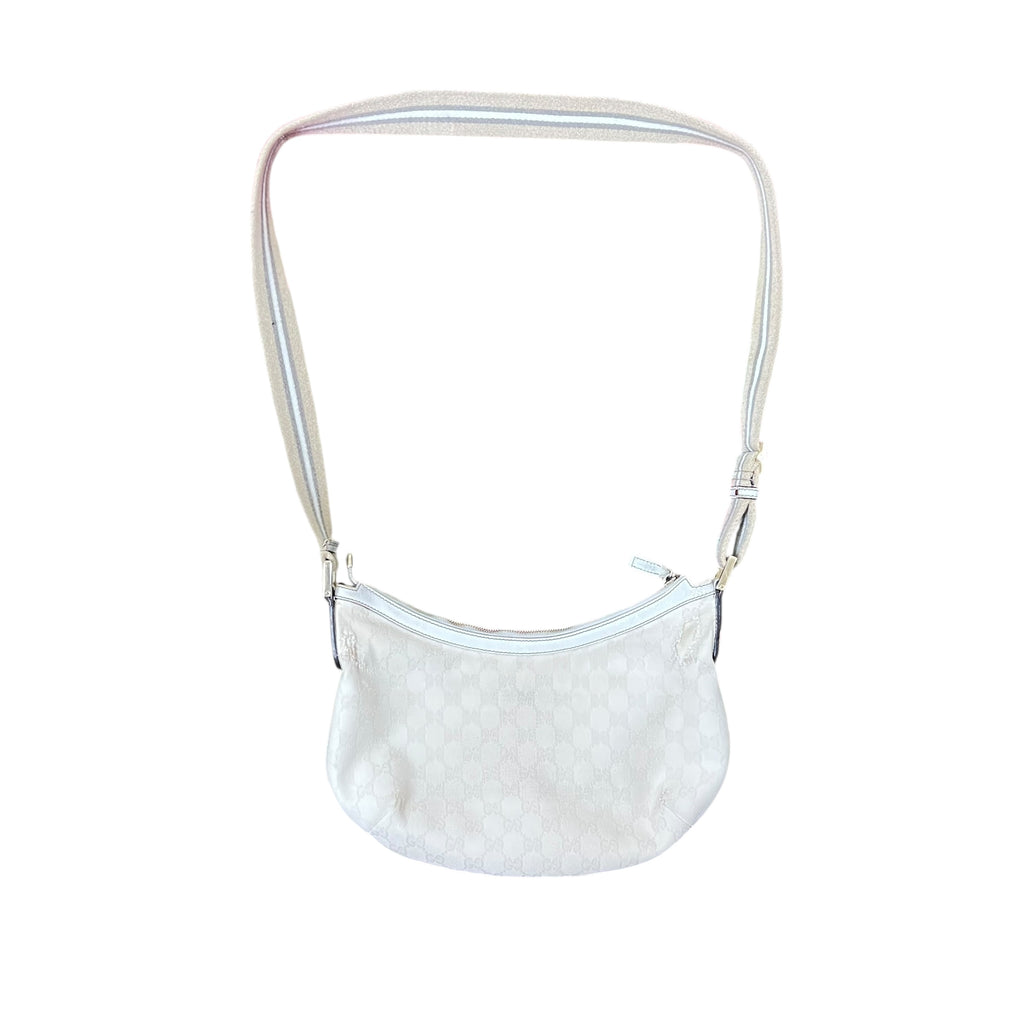 Gucci Women’s Shoulder Monogram Bag Cream/White