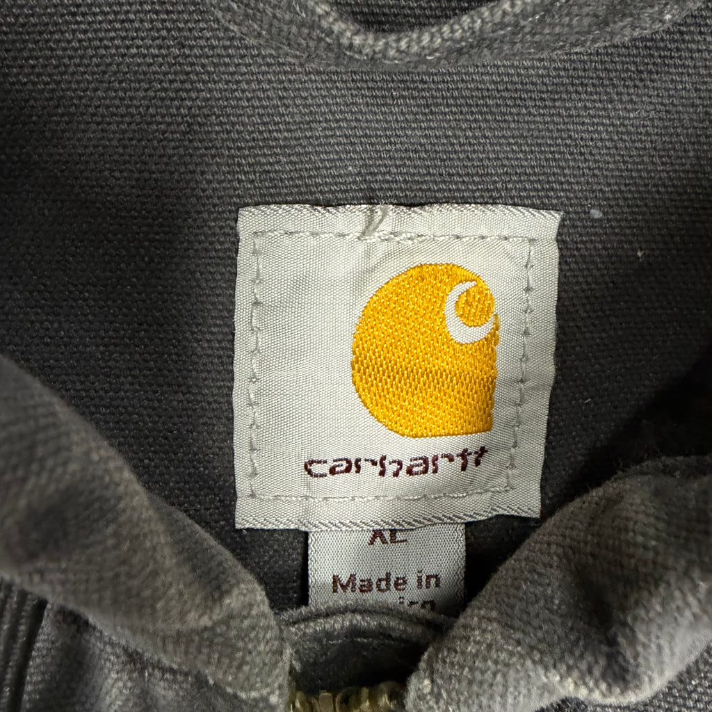 Vintage Carhartt Hooded Vest Stone Grey
