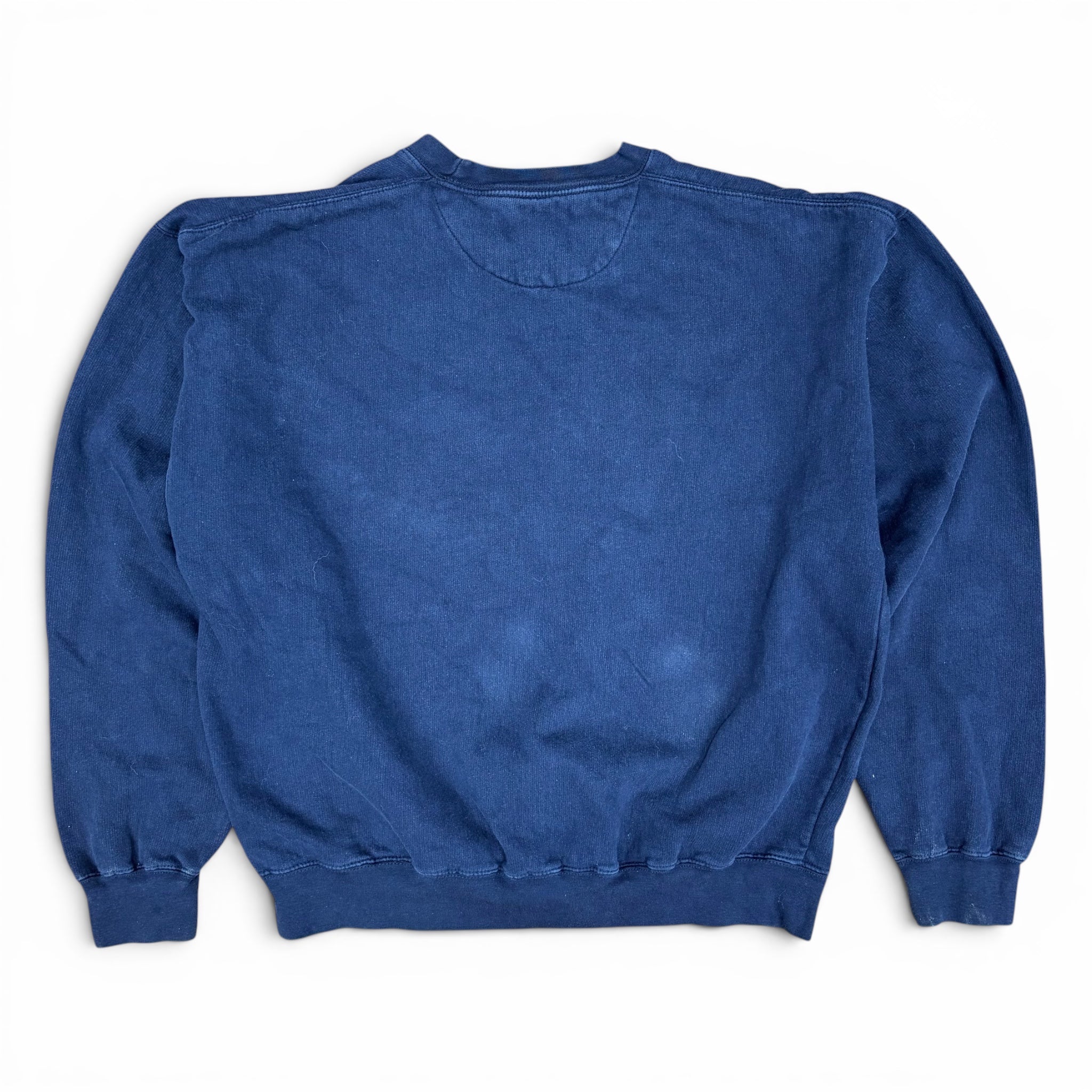 Vintage Chaps By Ralph Lauren Embroidered Logo Crewneck Navy